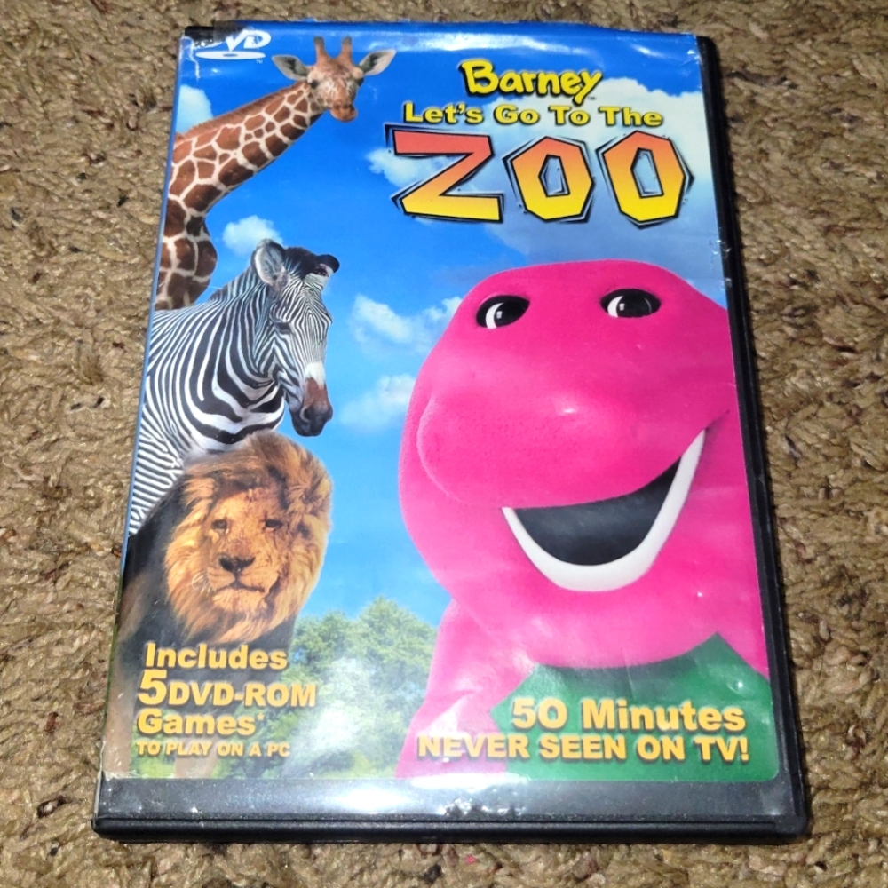 VTG Barney Let's Go To The Zoo DVD